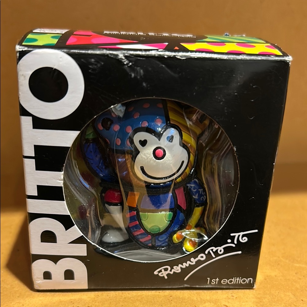 Britto Monkey figurine. First edition.
